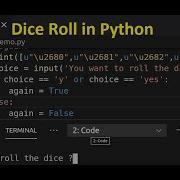 Dice Roll In Python