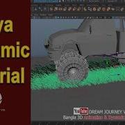 Grass Colliding Car Rigging Tutorial In Autodesk Maya Dream Journey Vfx Maya Dynamic Tutorial