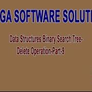Data Structures Binary Search Tree Delete Operation Part 9
