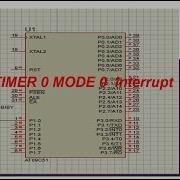 8051 Microcontroller Delay Generation Timer 0 Mode 0 Interrupts In Proteus 8051