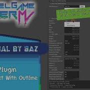 Show Text With Outline Plugin Pixel Game Maker MV
