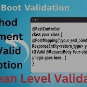 Method Argument NotValid Exception In SpringBoot Spring Validations Exception Spring Boot