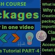 Packages In Java In One Video Packages In One Video In HIndi