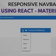How To Create A Responsive Navbar Using React Material UI