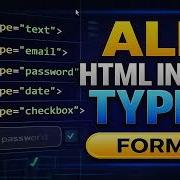 All HTML Input Types Explained Beginner Friendly