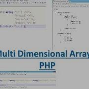 PHP Lecture 12 Multi Dimensional Array In PHP Associative Array In PHP Learn PHP In Hindi Urdu
