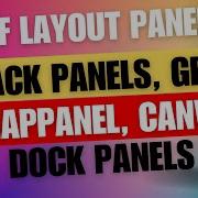 C WPF Tutorial Stack Panels WrapPanel Grid Canvas Dock Panels