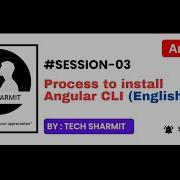Angular CLI Installation How To Set Up Angular CLI On Windows 10 English Session 03