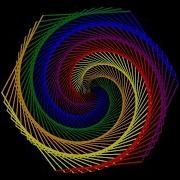 Python Turtle Rainbow Benzene