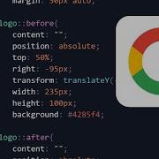 Create Google Logo Using HTML And CSS Logo CSS Tutorial