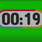 32 Second Countdown Timer With Beep At Every Second Greenscreen Copyright Free