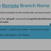 Github How To Change Branch Name On Git