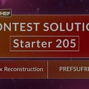 Prefix Suffix Reconstruction PREFSUFREC Starter 205 CodeChef Official Solution