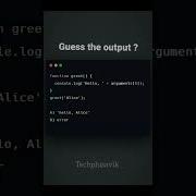 JavaScript Can You Guess The Output Javascript