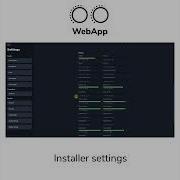 WebApp Walkthrough Installer Settings