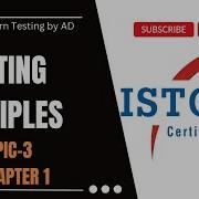 P3 C1 ISTQB Foundation Level Seven Testing Principles Of Software Testing In Hindi