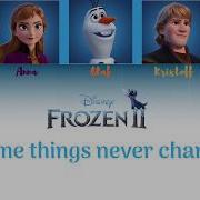 Frozen II Some Things Never Change Color Coded Generik
