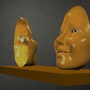 Morphing Faces With Eyes Nailed On A Shelf Trippy Visual Illusion