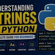 Руководство по операциям со строками и форматированию в Python