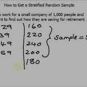How To Get A Stratified Random Sample