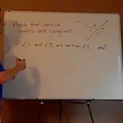 Geometry Vertical Angles Proof 1