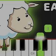 Mary Had A Little Lamb EASY ONE HAND Piano Tutorial FREE Sheet Music