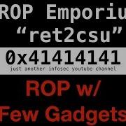 10 ROP Emporium 7 Ret2csu