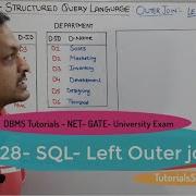 5 28 SQL Left Outer Join SQL Online Free Course Microsoft Sql Server Learn Sql Sql Tutorial