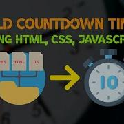 Build A Countdown Timer Using Html CSS JavaScript Web App JavaScript Tutorial HexaCode