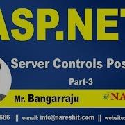 ASP NET Server Controls PostBacks Part 3 ASP NET Tutorials Mr Bangar Raju