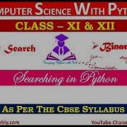 Searching In Python Linear Search Binary Search Linear Search With Function Searching Function