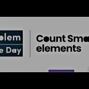 Count Smaller Elements Java Geeksforgeeks Coding Python Csharp Javascript Html
