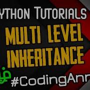 58 Multi Level Inheritance OOPs In Python Python Tutorials In Tamil CodingAnna