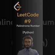 LeetCode 9 Palindrome Number Python