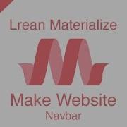 Learn Materialize 16 Make Website Navbar