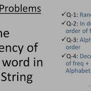 String 19 Get The Frequency Of Every Word In Given String Java Implementation