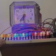 Arduino бинарные часы будильник Binary Clock Alarm Atmega328 часть 1 Part 1