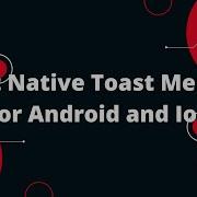 React Native Toast Message For Android And Ios React Native Tutorial