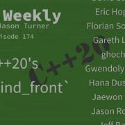 C Weekly Ep 174 C 20 S Std Bind Front