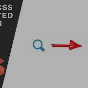 Pure CSS Animated Search Map Icon Hover Animation