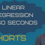 Линейная регрессия на Python за 60 секунд Shorts