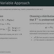 POL SCI 702 08 Models For Binary Dependent Variables The Latent Variable Approach