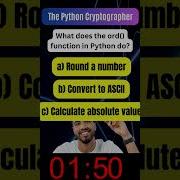 ORD Function In Python Learn Python Python Shorts Exercises Python Programming