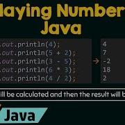 Displaying Numbers In Java