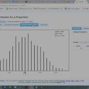 Distribution Of Sample Proportion Section 6 1 With Statkey