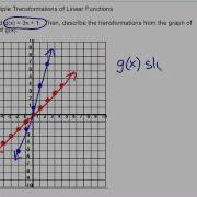 4 10 Example 4 Multiple Transformations Of Linear Functions