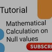 SQL Mathematical Calculation On Null Values