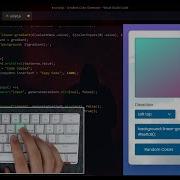 ASMR Programming Gradient Color Generator With JavaScript No Talking