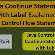 Java Continue Statement With Label Explained Java Control Flow Statements Java Tutorial