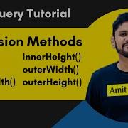 22 JQuery Dimension Methods JQuery Tutorial For Beginners 2024 Amit Thinks